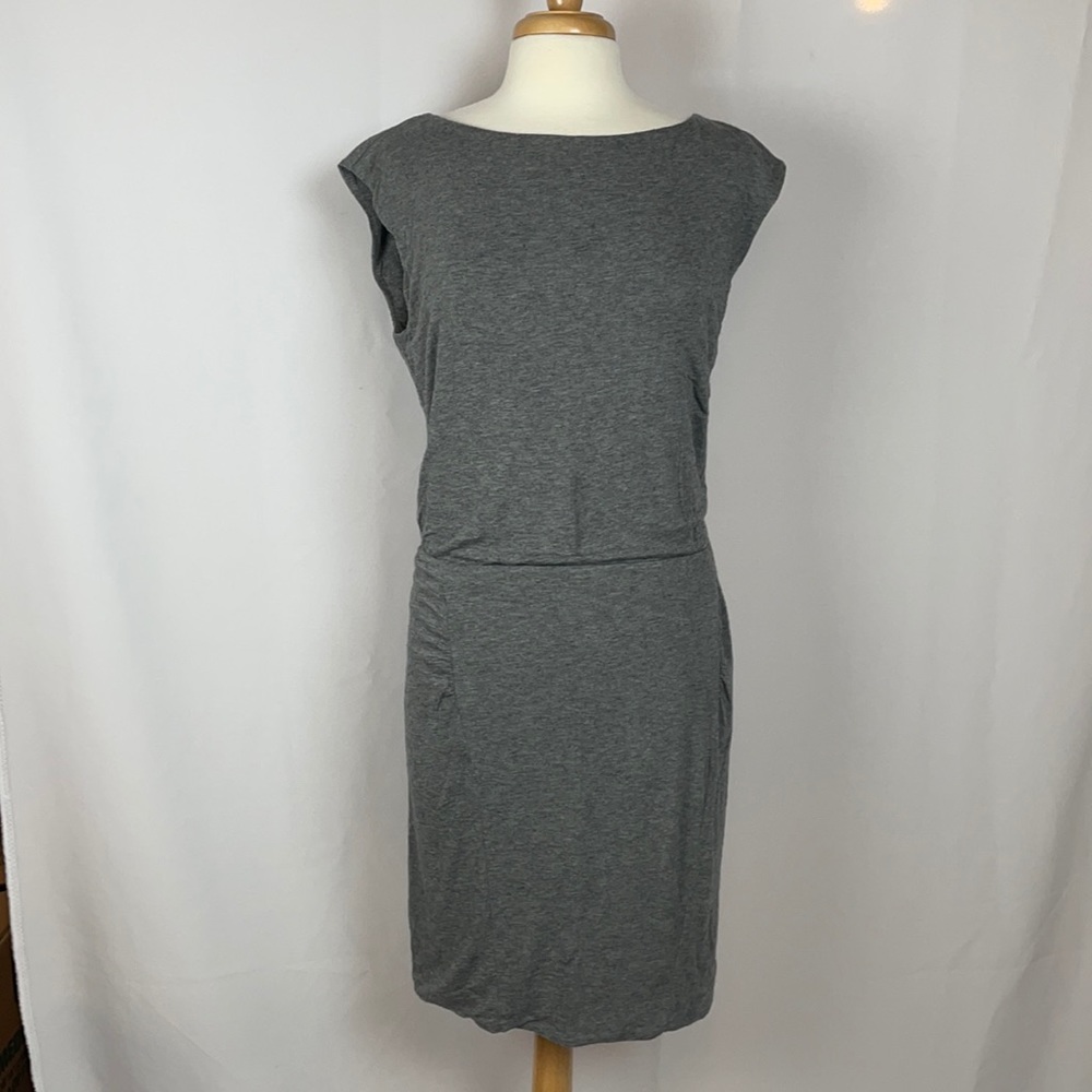 Athleta Sleeveless Ruched Bodycon Dress